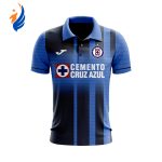 Personalise Liga MX Cruz Azul Polo  2021/22 Home Jersey Personalise Liga MX Cruz Azul Polo  2021/22 Home Jersey