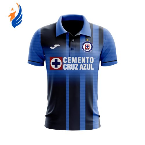 Personalise Liga MX Cruz Azul Polo  2021/22 Home Jersey
