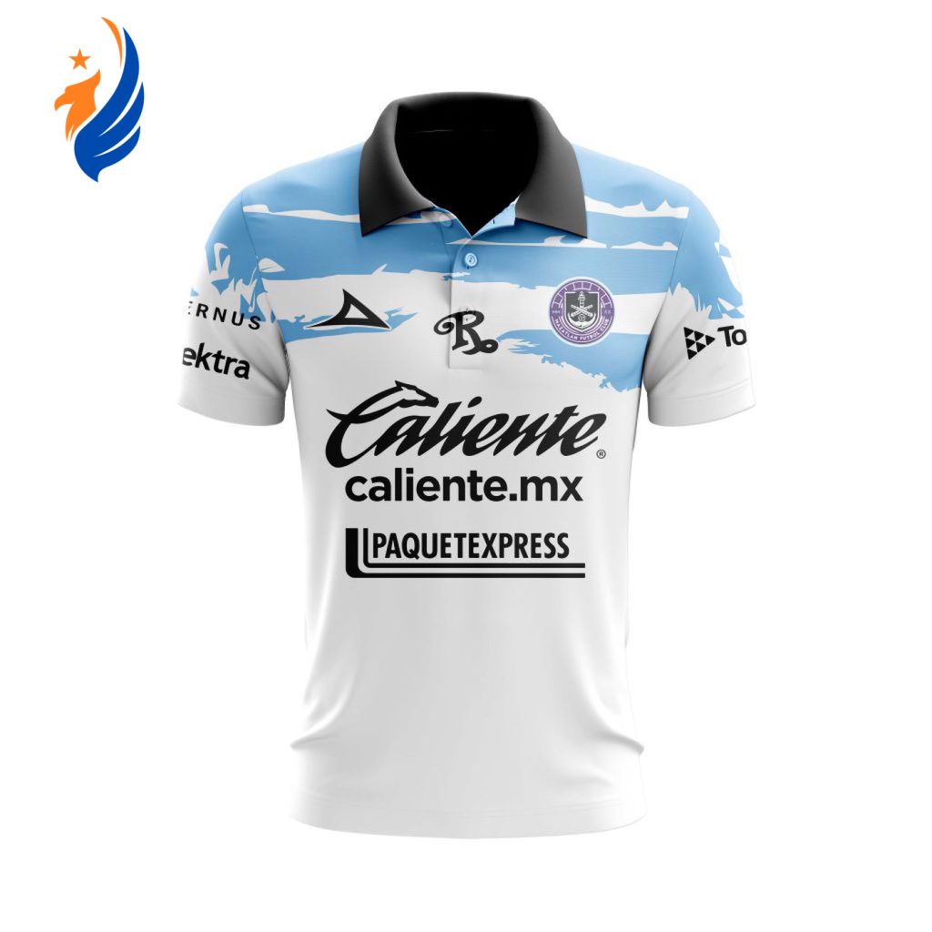 Personalise Liga MX Mazatlán F.C 2021-2022 Away Polo Personalise Liga MX Mazatlán F.C 2021-2022 Away Polo