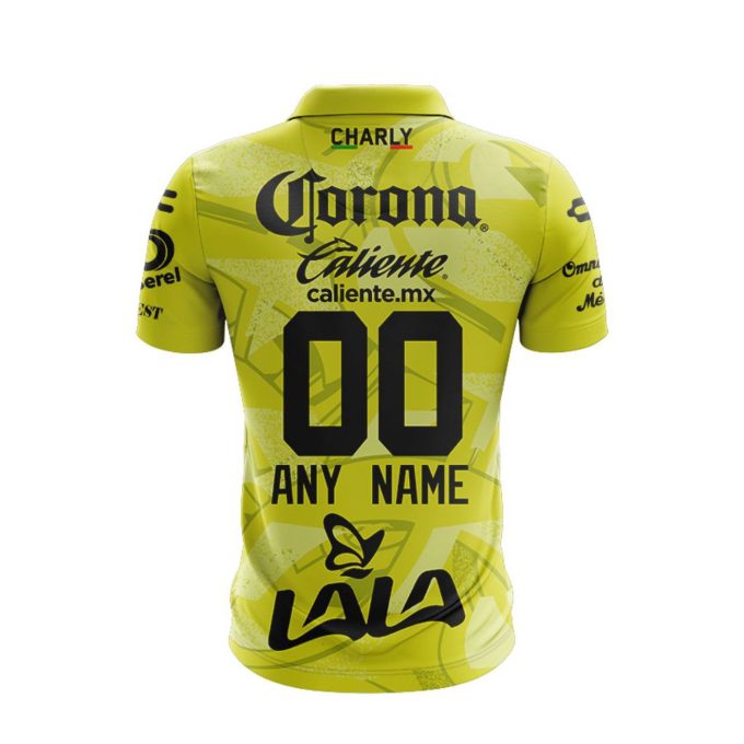 Personalise Liga MX Santos Laguna 2021/22 GK Away Polo