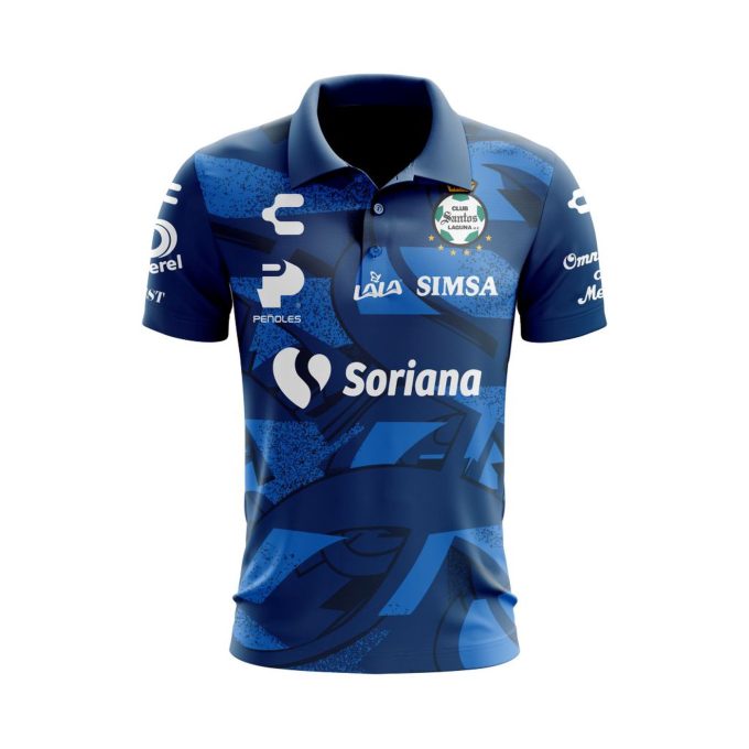 Personalise Liga MX Santos Laguna 2021/22 Home Away Polo