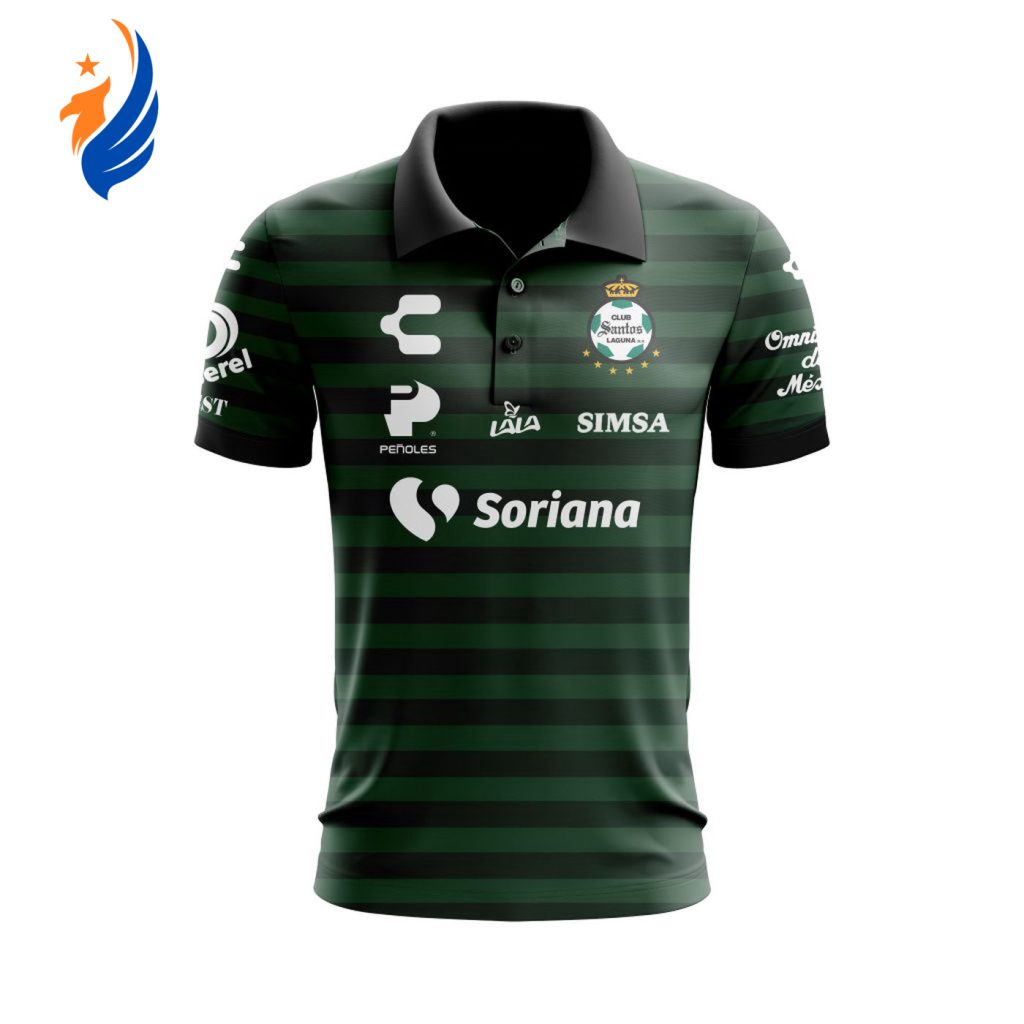 Personalise Liga MX Santos Laguna 2021/22 Home Polo Personalise Liga MX Santos Laguna 2021/22 Home Polo
