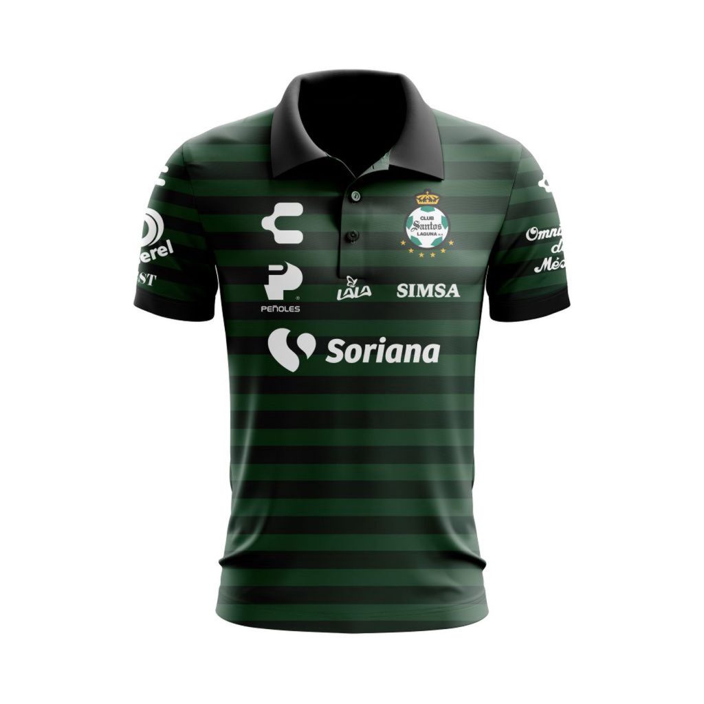 Personalise Liga MX Santos Laguna 2021/22 Home Polo Personalise Liga MX Santos Laguna 2021/22 Home Polo