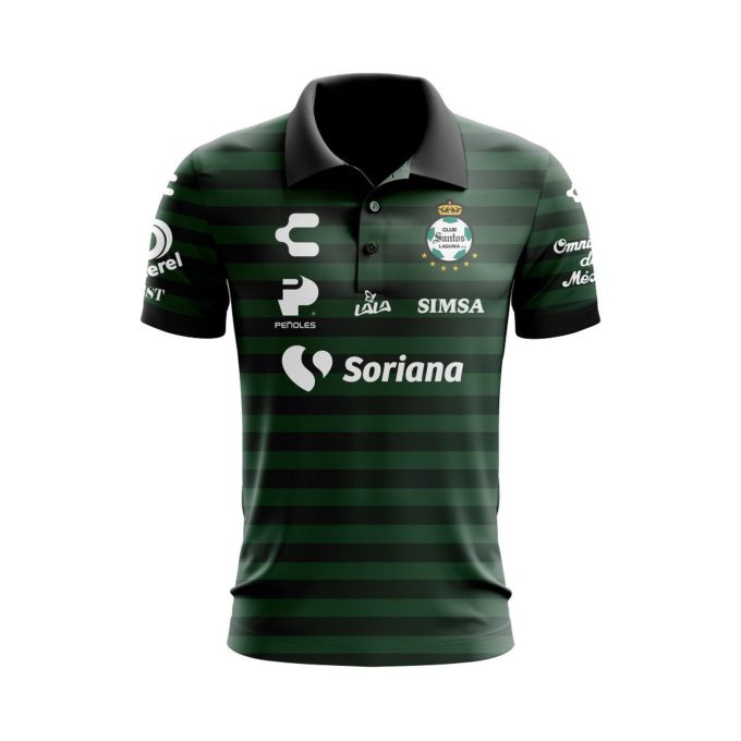 Personalise Liga MX Santos Laguna 2021/22 Home Polo