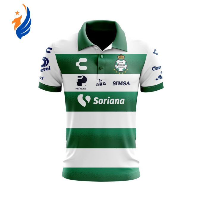 Personalise Liga MX Santos Laguna 2021/22 Home Polo Personalise Liga MX Santos Laguna 2021/22 Home Polo