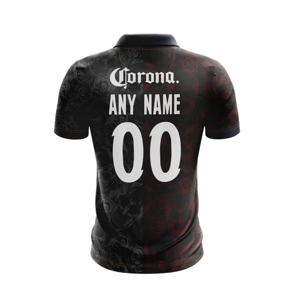 Personalize Liga MX Atlas Celebrate Día De Los Muertos With Polo Special Edition Personalize Liga MX Atlas Celebrate Día De Los Muertos With Polo Special Edition
