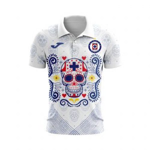 Personalize Liga MX Cruz Azul  Celebrate Día De Los Muertos With Polo Special Edition