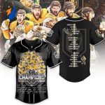Vegas Golden Knights Stanley Cup Champions 2023 Black Baseball Jersey Gift for Men Women