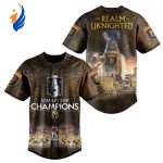 Vegas Golden Knights The REALM Is UKNIGHTED Baseball Jersey Vegas Golden Knights The REALM Is UKNIGHTED Baseball Jersey